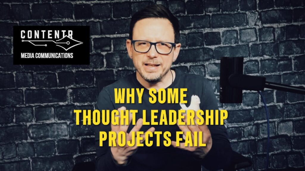Why some thought leadership projects fail