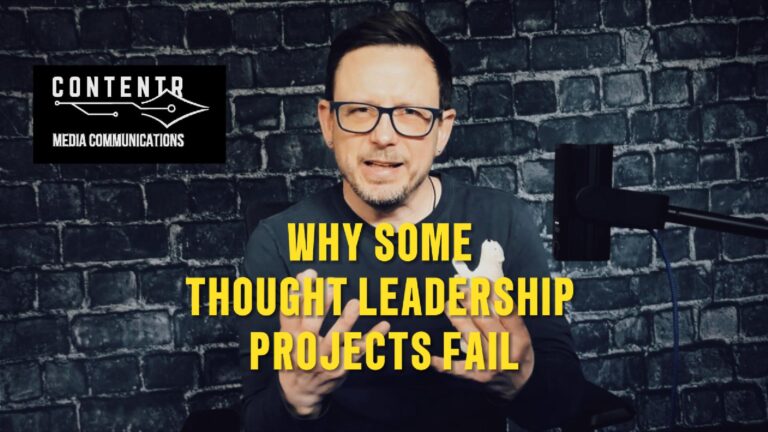 Why some thought leadership projects fail